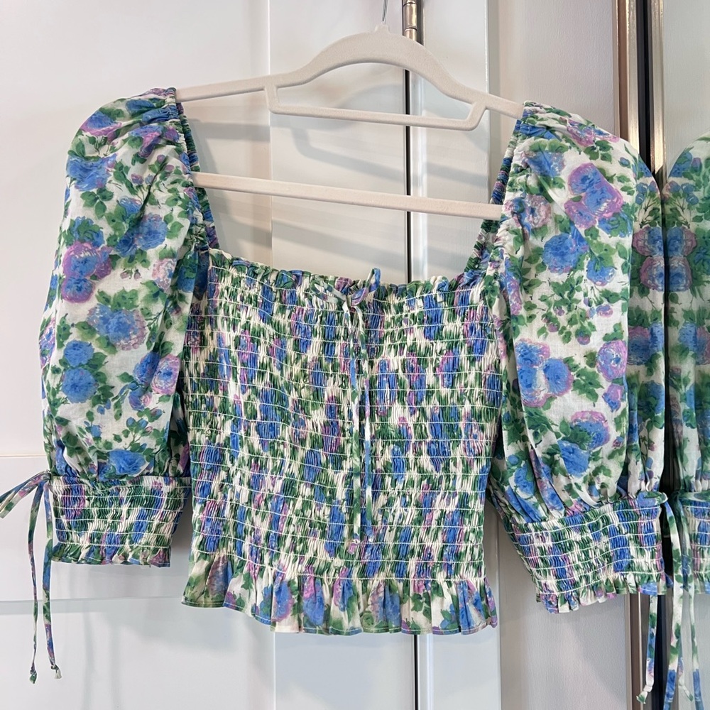 For Love & Lemons floral top
